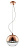 Подвесной светильник Crystal Lux Woody Woody SP1 D200 Copper