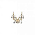 Бра Ideal Lux NEGRESCO AP2 ORO