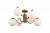 Потолочная люстра ST Luce Legno SL718.702.06