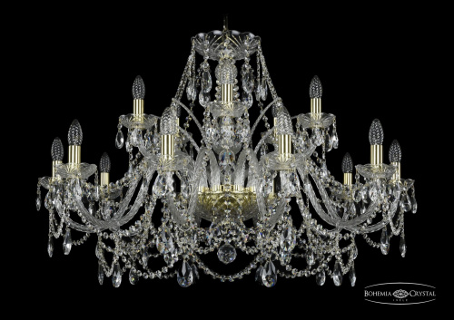 Подвесная люстра Bohemia Ivele 1411/10+5/360/G купить по низкой цене