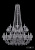 Подвесная люстра Bohemia Ivele 1410/20+10+5/400/h-160/2d/Ni/V0300