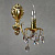 Бра BRIZZI BENISA 2226/1 WP Tear Drop
