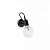 Бра Ideal Lux EDISON AP1 NERO