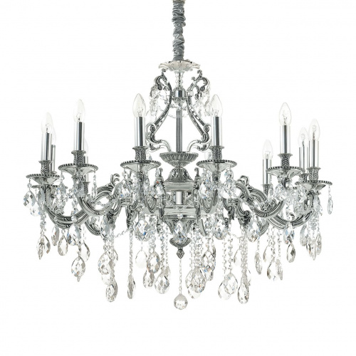 Подвесная люстра Ideal Lux GIOCONDA SP12 ARGENTO купить по низкой цене