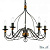 Подвесная люстра Ideal Lux CORTE SP5 RUGGINE
