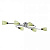 Потолочный светильник Freya Flash FR5104-CL-06-GN