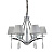 Подвесная люстра Lumina Deco Valentina LDP 1240-6 CHR