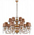 Подвесная люстра Crystal Lux ALEGRIA ALEGRIA SP10+5 GOLD-BROWN