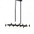 Подвесная люстра Lumina Deco Richmond LDP 6035-24 PR+BK+GD