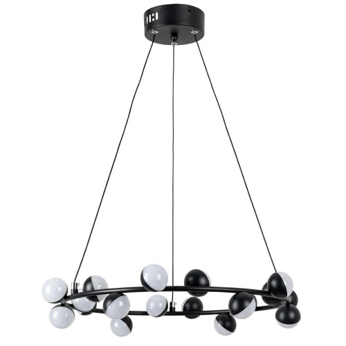 Подвесная светодиодная люстра Arte Lamp Dexter A3619SP-18BK купить по низкой цене