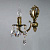 Бра BRIZZI BENISA 2226/1 PB Tear Drop