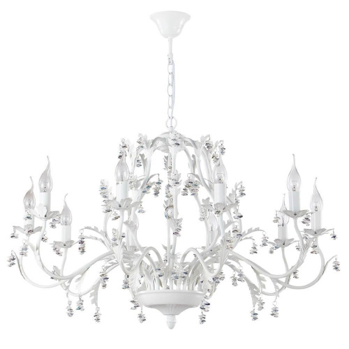 Подвесная люстра Crystal Lux Cristina CRISTINA SP10 WHITE купить по низкой цене