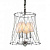 Подвесная люстра Lumina Deco Berton LDP 8013-4 CHR