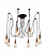 Подвесной светильник Arte Lamp MAZZETTO A4290SP-7BK