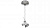 Подвесной комплект для шинопровода Lightstar Barra 504179