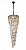Подвесной светильник DIVINARE CHARLOTTE 3011/01 SP-18