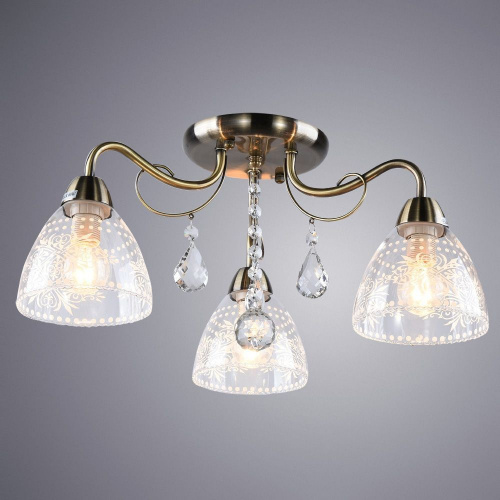 Потолочная люстра Arte Lamp Rugiada A1658PL-3AB купить по низкой цене