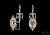 Бра Bohemia Ivele 1702B/1/UP125IV/A/GW
