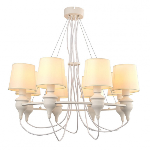 Подвесная люстра Arte Lamp SERGIO A3326LM-8WH купить по низкой цене