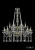Подвесная люстра Bohemia Ivele 1413/12+6/300/h-96/2d/G