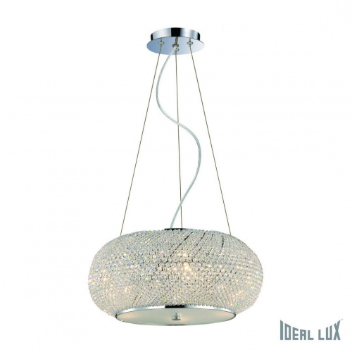 Подвесная люстра Ideal Lux PASHA' SP6 CROMO купить по низкой цене
