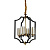 Подвесная люстра Lumina Deco Vigatto LDP 1224-4 BK+MD