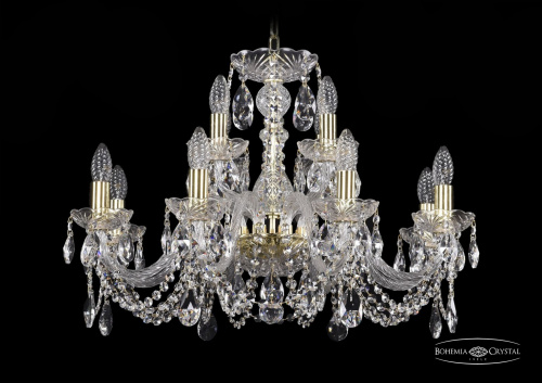 Подвесная люстра Bohemia Ivele 1402/8+4/240/G купить по низкой цене