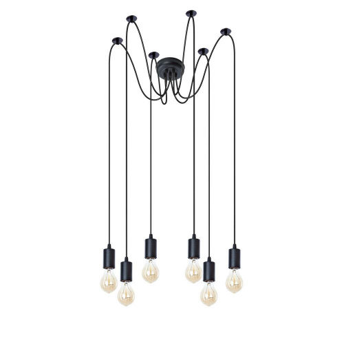 Подвесная люстра Arte Lamp Bender A4322SP-6BK купить по низкой цене
