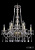 Подвесная люстра Bohemia Ivele 1413/6+3/200/h-66/G