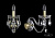 Бра Bohemia Ivele 1402B/1/195/XL/G