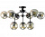 Потолочная люстра Kink Light Моди 07535-9,19