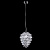 Подвесной светильник Crystal Lux CHARME CHARME SP1+1 LED CHROME/TRANSPARENT
