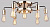 Потолочная люстра Arte Lamp GELO A6001PL-7BK