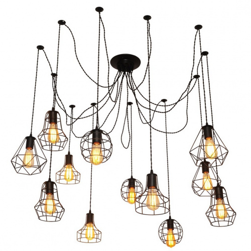Подвесной светильник Arte Lamp SPIDER A4051SP-12BK