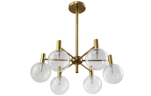 Люстра подвесная Crystal Lux ANDRES SP6 BRONZE/TRANSPARENTE купить по низкой цене