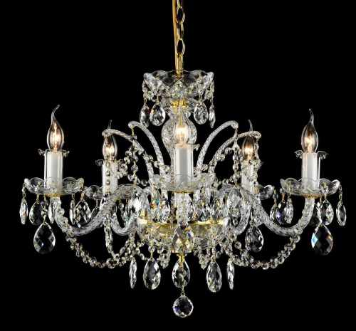Хрустальная люстра MAYTONI Lira DIA907-PL-05-G купить по низкой цене