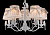 Подвесная люстра MAYTONI Bird ARM013-05-W