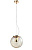 Светильник подвесной Crystal Lux MAYO SP1 D200 GOLD/AMBER