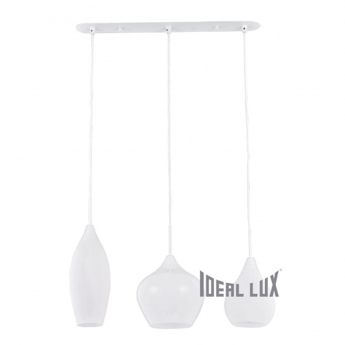 Подвесная люстра Ideal Lux SOFT SP3 BIANCO купить по низкой цене