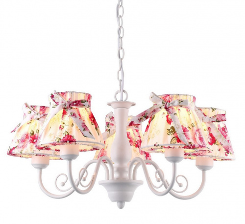 Подвесная люстра Arte Lamp MARGHERITA A7021LM-5WH купить по низкой цене
