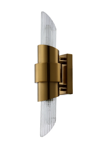 Светильник настенный Crystal Lux JUSTO AP2 BRASS