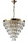 Люстра подвесная Crystal Lux ABIGAIL SP-PL15 D620 GOLD/TRANSPARENT