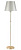 Торшер Crystal Lux NICOLAS PT1 GOLD/WHITE