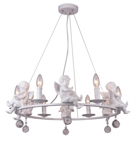 Подвесная люстра Arte Lamp Amur A4288LM-6WH купить по низкой цене