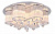 Потолочная люстра Arte Lamp ONDATA A8562PL-15CL