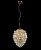 Подвесной светильник Crystal Lux CHARME CHARME SP2+2 LED GOLD/TRANSPARENT