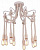 Потолочная люстра Arte Lamp NODO A9477PL-8WG