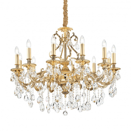 Подвесная люстра Ideal Lux GIOCONDA SP12 ORO купить по низкой цене