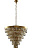 Люстра подвесная Crystal Lux ABIGAIL SP-PL15 D620 GOLD/AMBER