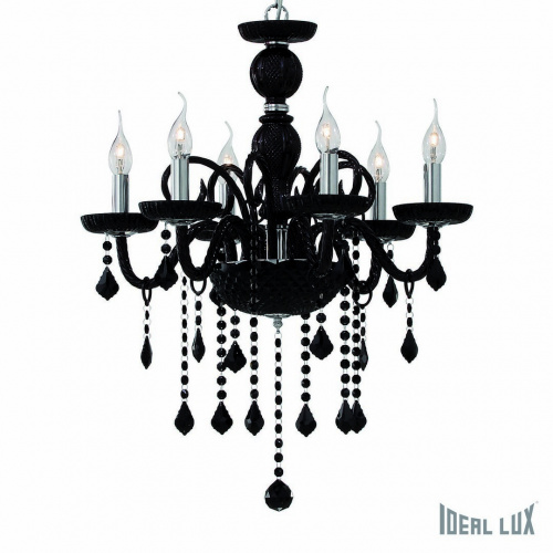 Подвесная люстра Ideal Lux GIUDECCA SP6 NERO купить по низкой цене